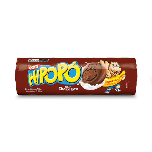 Biscoito Recheado Hipopó Chocolate 100g