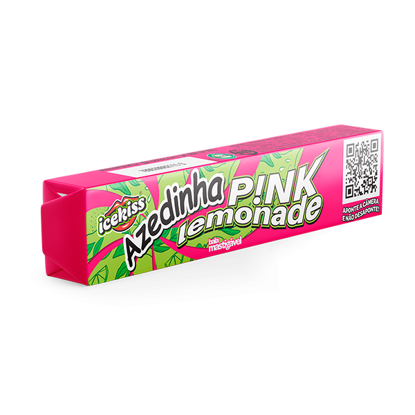 Drops Mastigável Azedinha Pink Lemonade Display c/ 15un