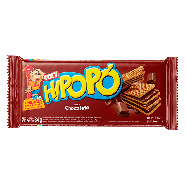 Wafer Hipopó Chocolate 84g
