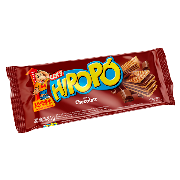 Wafer Hipopó Chocolate 84g